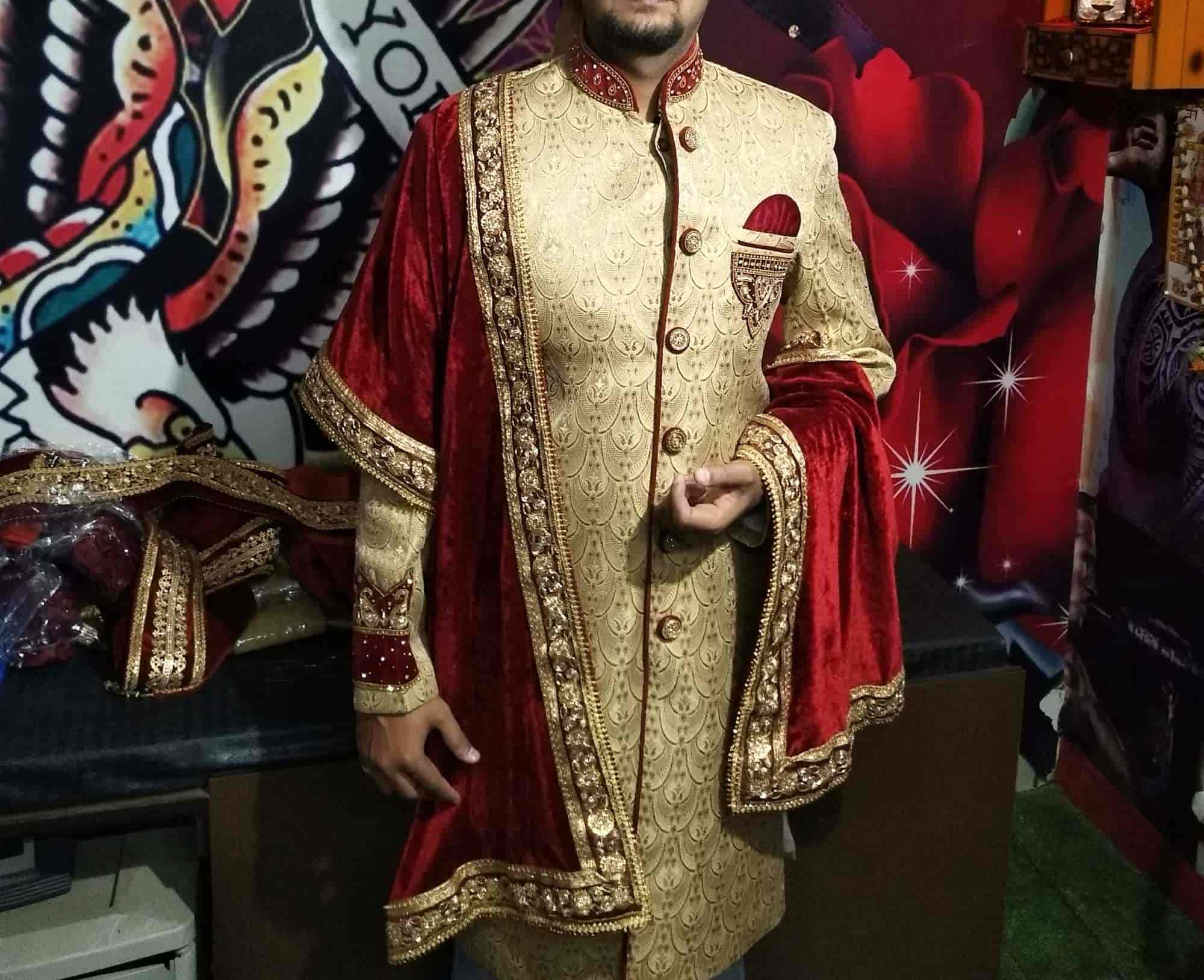 Sherwani for groom hot sale on rent