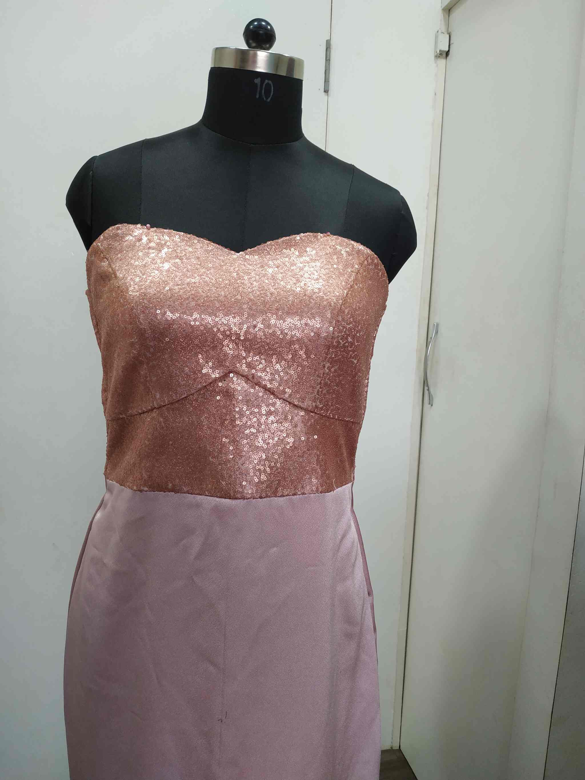slim fit dress slacks Princess Charlotte dress pink – MyBabyByMerry main image 0