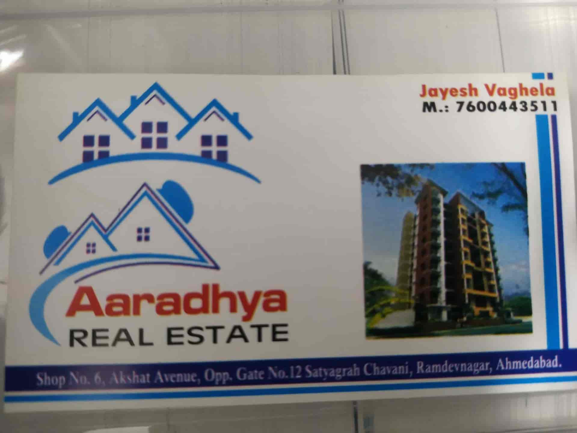 Aaradhya Real Estate Satellite Estate Agents For Residential Rental In Ahmedabad Justdial