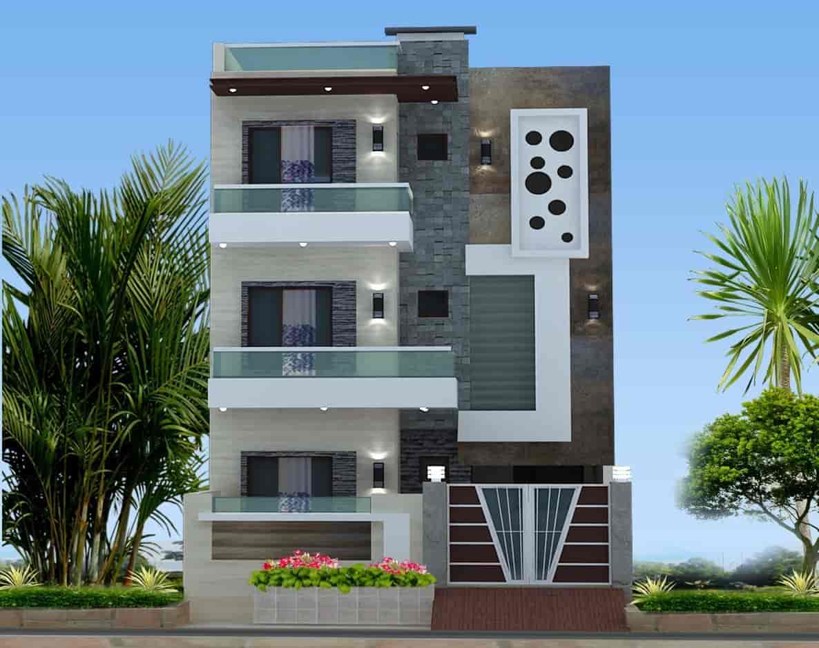3D House Elevation House Plan Ideas