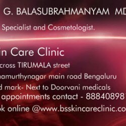 skin care clinic ramamurthy nagar