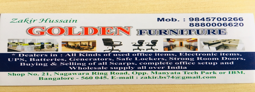 Golden Furniture Nagawara Dealers In Bangalore