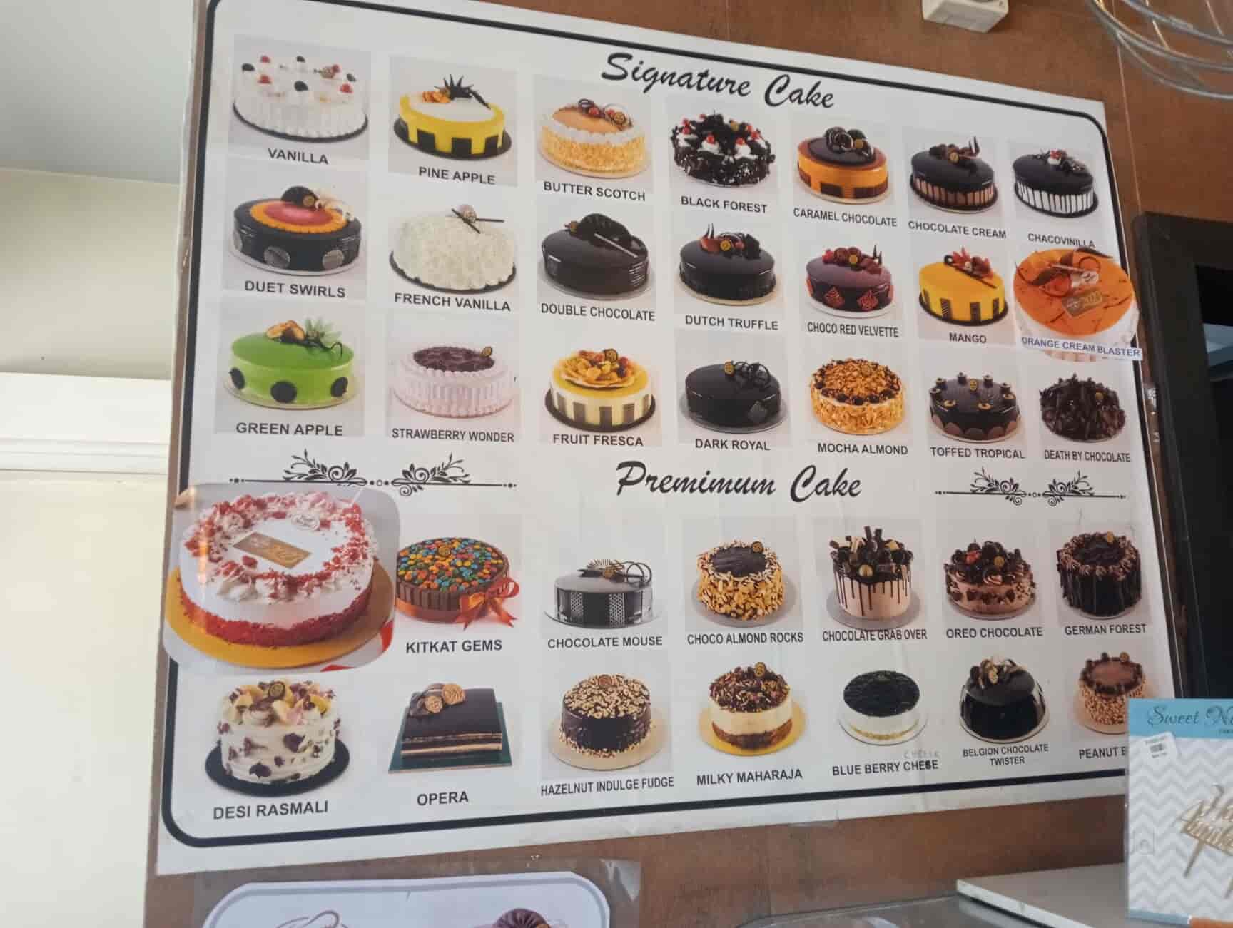 Discover 129+ chef bakers cake menu latest awesomeenglish.edu.vn