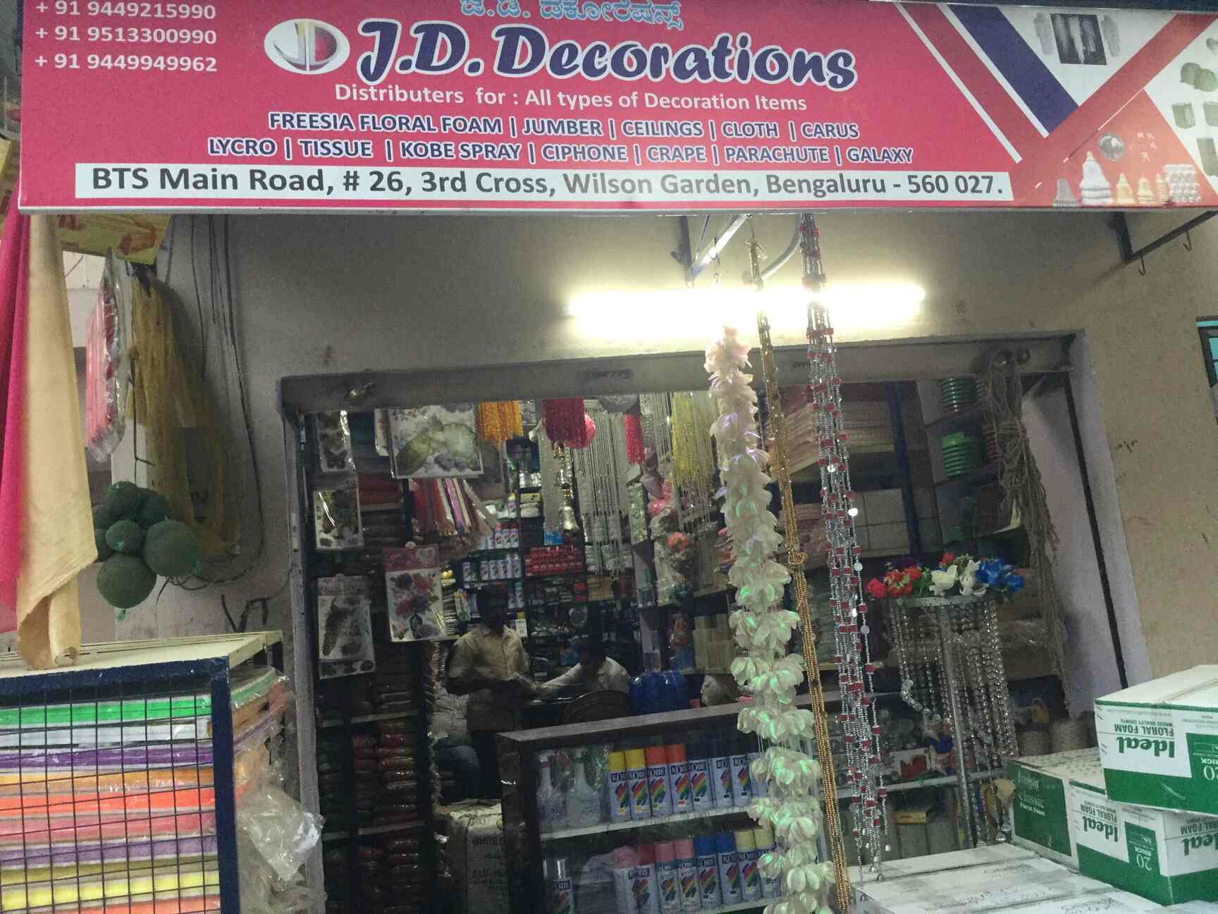 Jd Decorations Wilson Garden Decorative Item Dealers In Bangalore Justdial