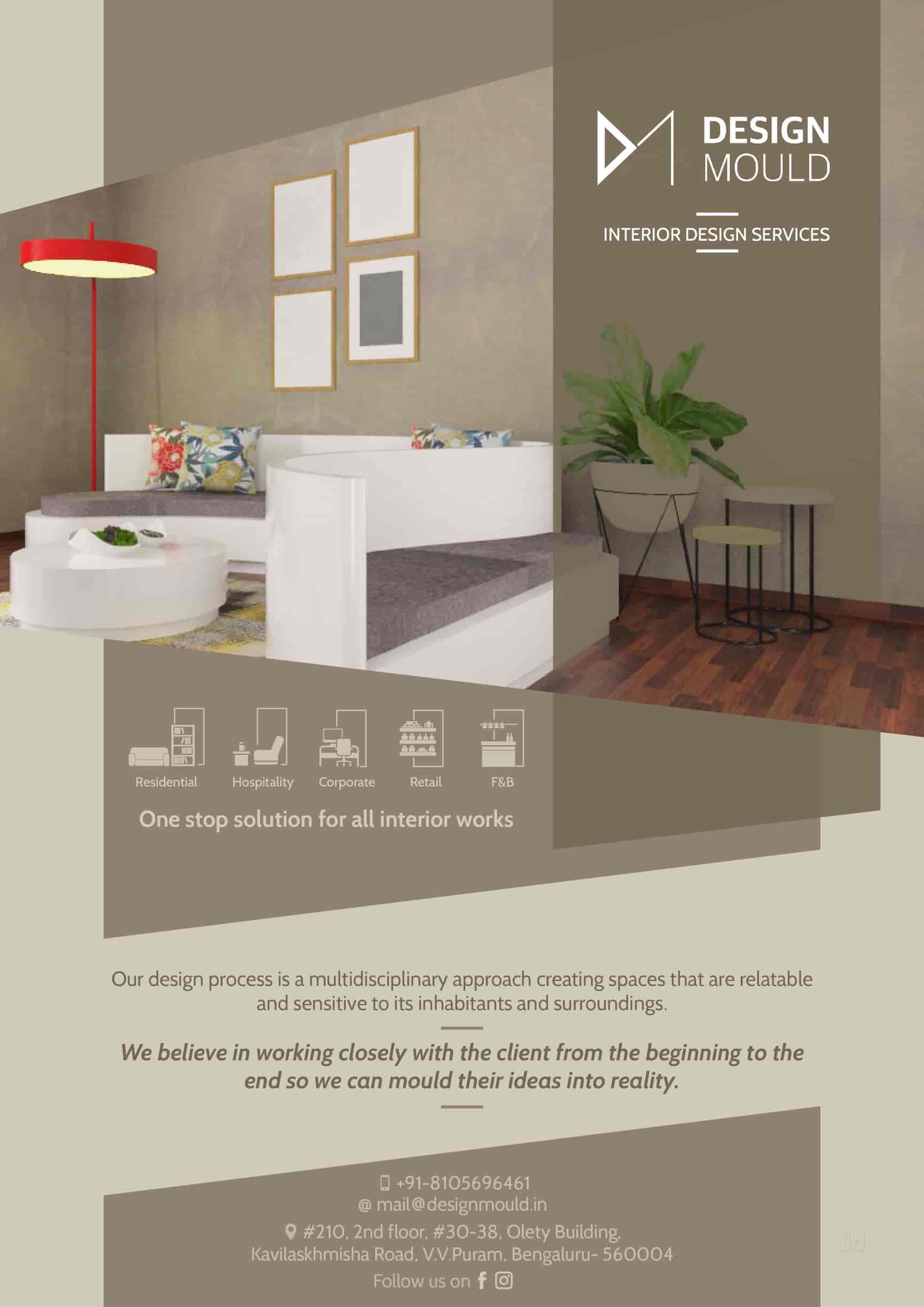Design Mould Basavanagudi Interior Designers In Bangalore