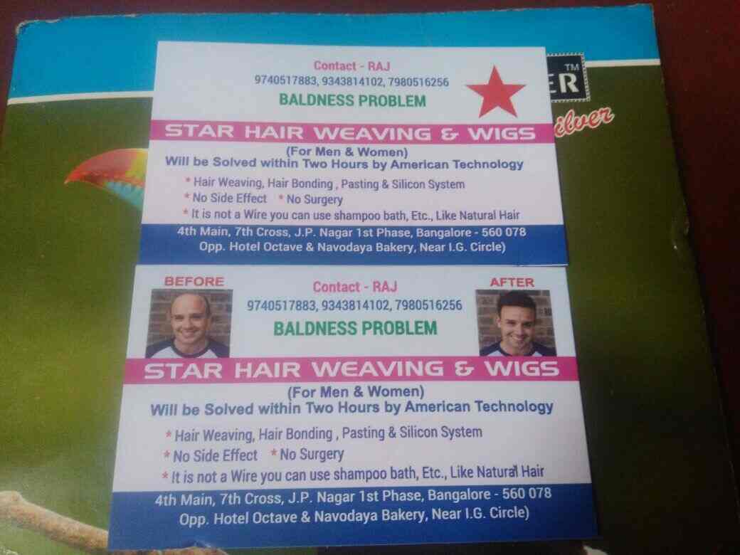 Star Hair Weaving And Bonding Centre Jp Nagar 1st Phase Wig