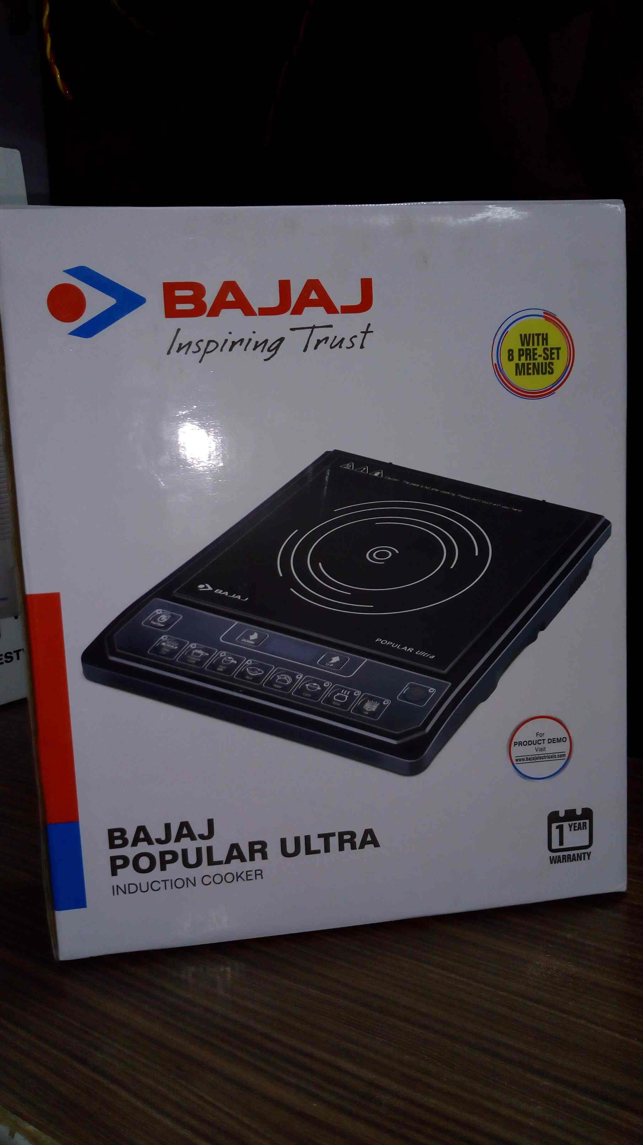 bajaj induction cooker popular ultra