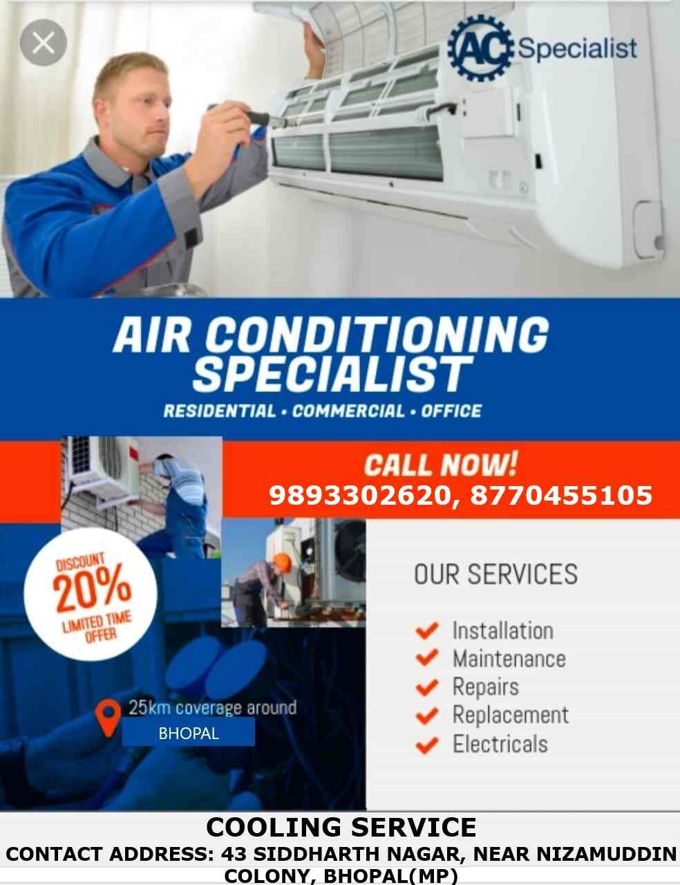 Cooling Services in Indrapuri,Bhopal - Best AC Repair u0026 Services in Bhopal  - Justdial