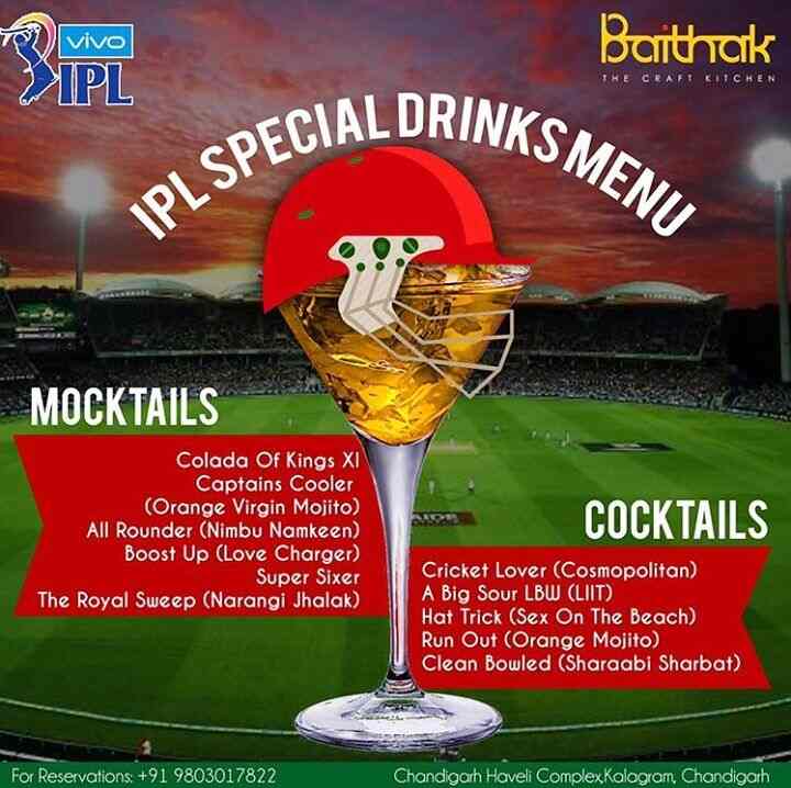 Baithak The Craft Kitchen Manimajra Chandigarh Chinese North Indian Fast Food Cuisine Restaurant Justdial