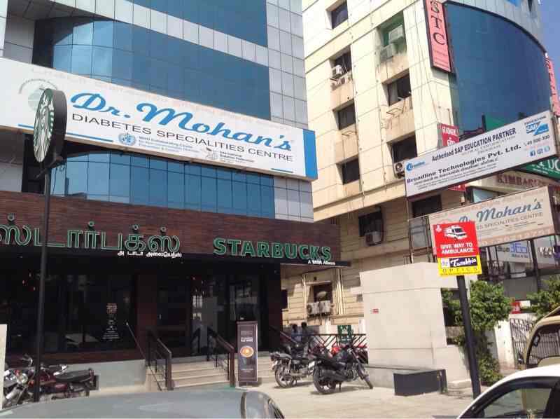 diabetes mohan anna nagar mapa