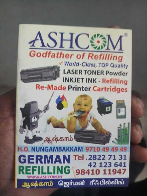 ashcom printer refill