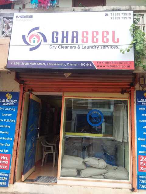 Ghaseel Dry Cleaners Laundry Services Thiruvanmiyur Laundry