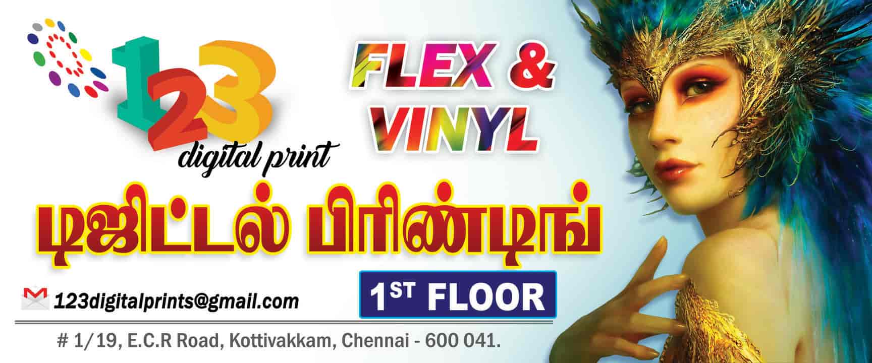 Graphic Designer Kottivakkam Digital Flex Printing Services In