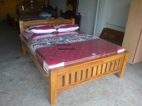 wooden cot price in saravana stores
