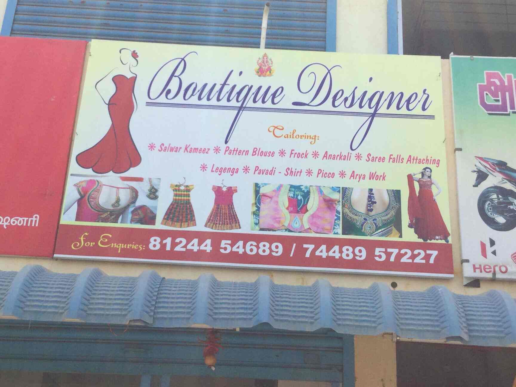 Boutique Designer Kundrathur Tailors In Chennai Justdial