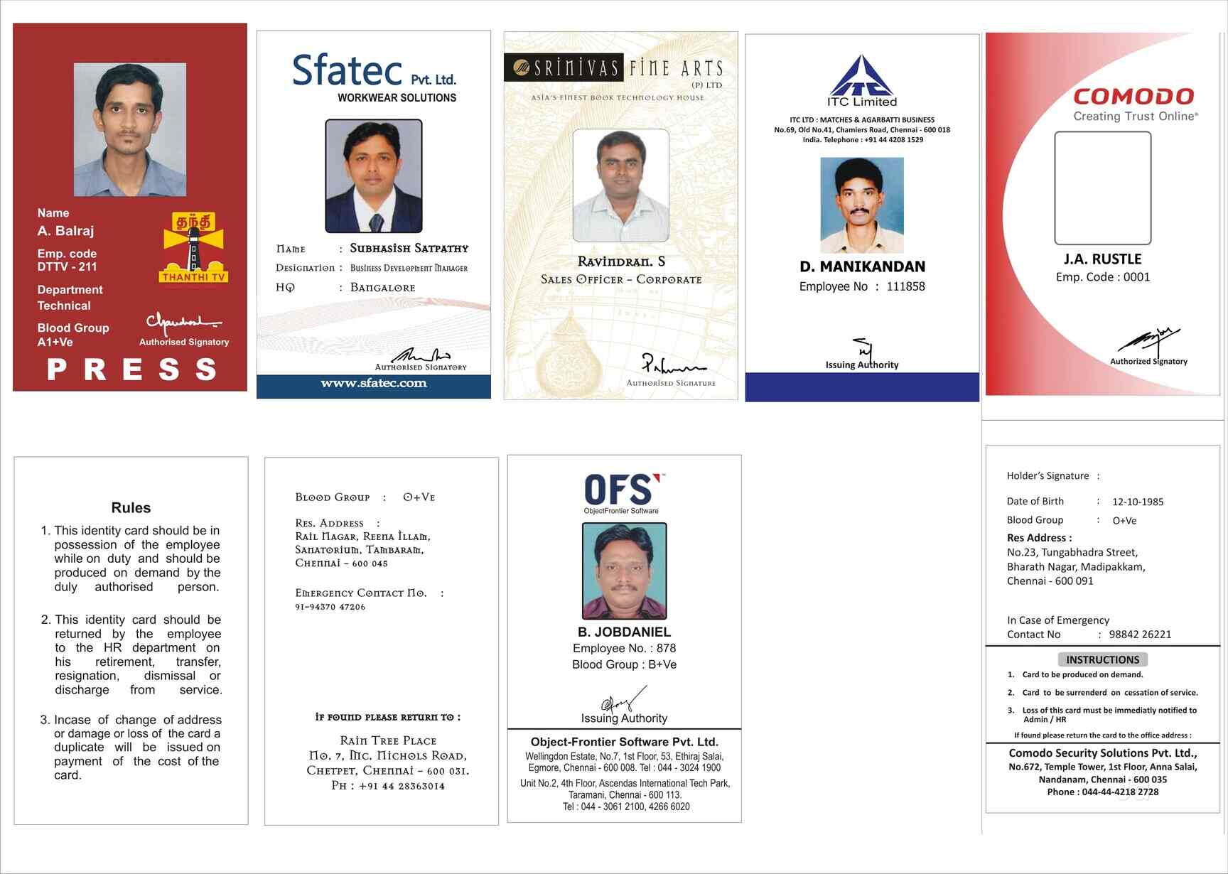 duplicate id card making machine