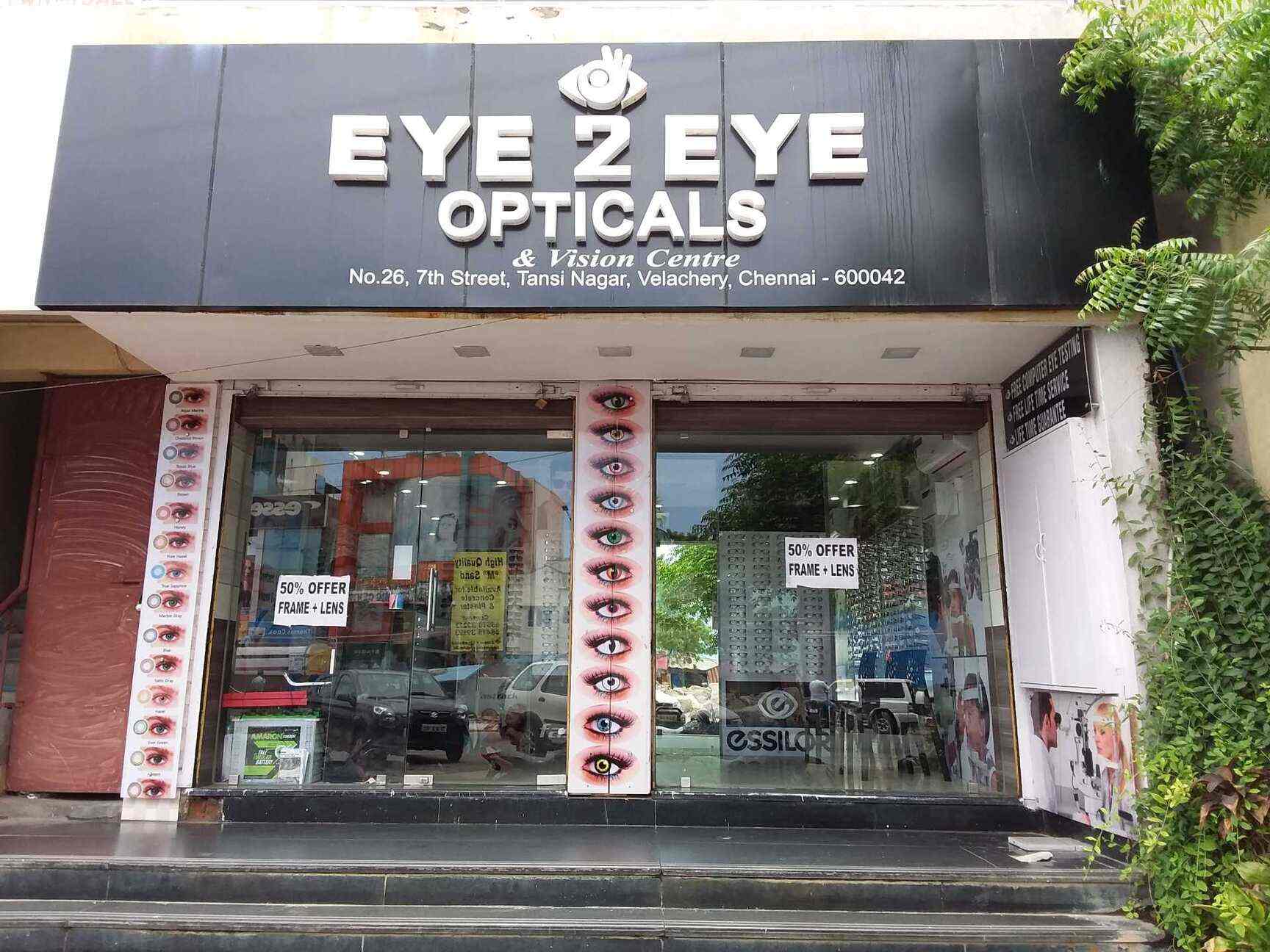 Eye 2 Eye Opticals Vision Centre Tansi Nagar Velacheri Opticians In Chennai Justdial