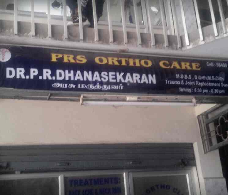 Dr Dhanasekaran P R Prs Ortho Care Orthopaedic Doctors Book Appointment Online Orthopaedic Doctors In Perungudi Chennai Justdial