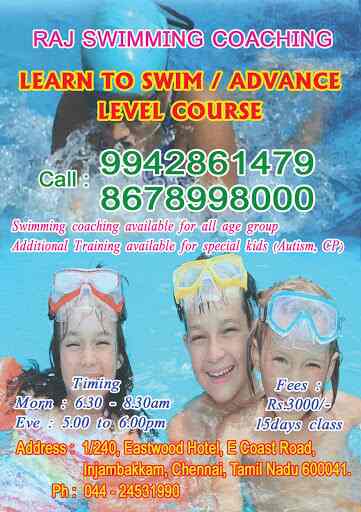 Raj Swimming Classes Injambakkam Swimming Classes In Chennai Justdial