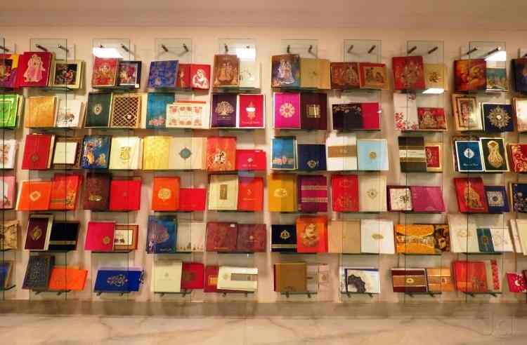 Novelty Wedding Cards Chennai Indian Scroll Wedding Card With Royal Red Box And Designer
