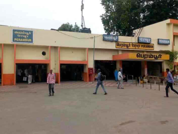 Perambur Railway Station Map Perambur Railway Station, Perambur - Railway Station In Chennai - Justdial