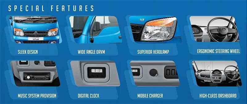 tata ace music system