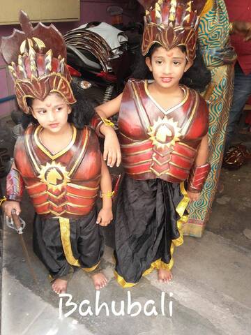 bahubali costume for fancy dress
