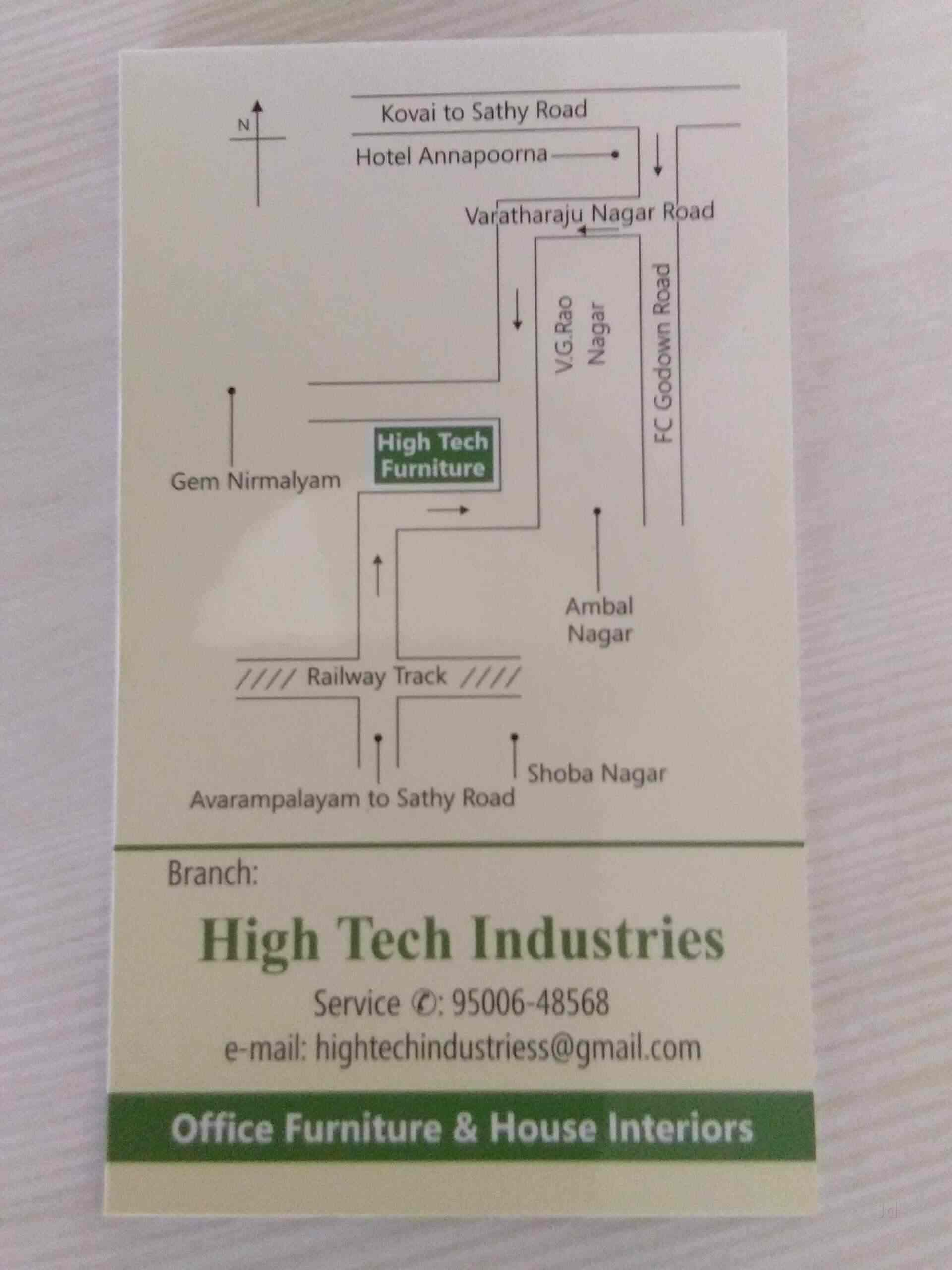 High Tech Furniture Ganapathy Furniture Dealers In