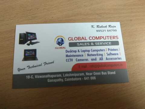 Global Computers Ganapathy Computer Repair Services In Coimbatore Justdial