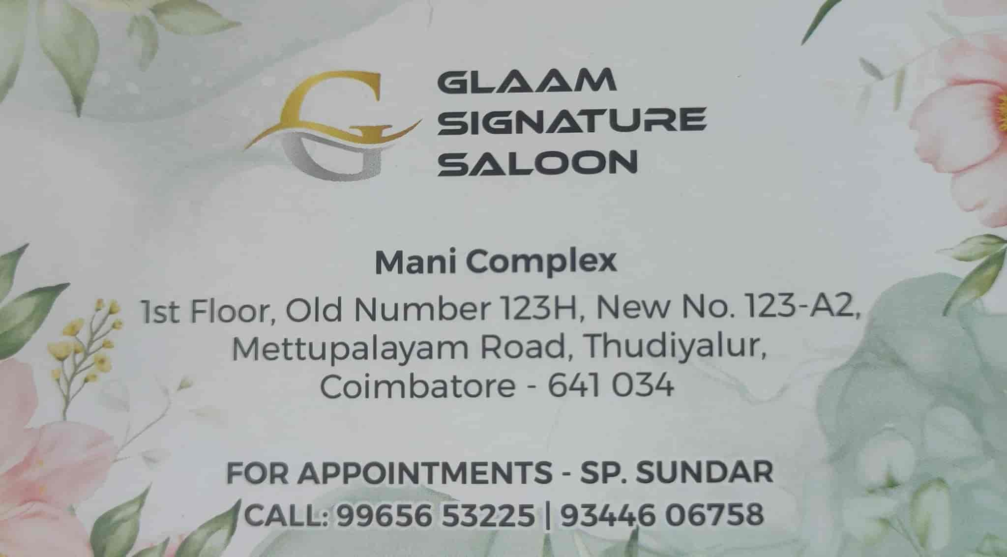 Glam Signature Saloon in Thudialur,Coimbatore - Best Beauty Parlours near  me in Coimbatore - Justdial