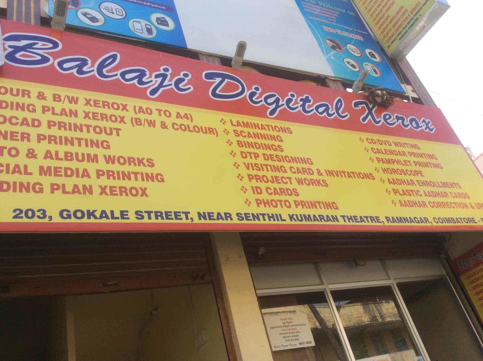 Balaji Digital Xerox Ram Nagar Flex Printing Services In