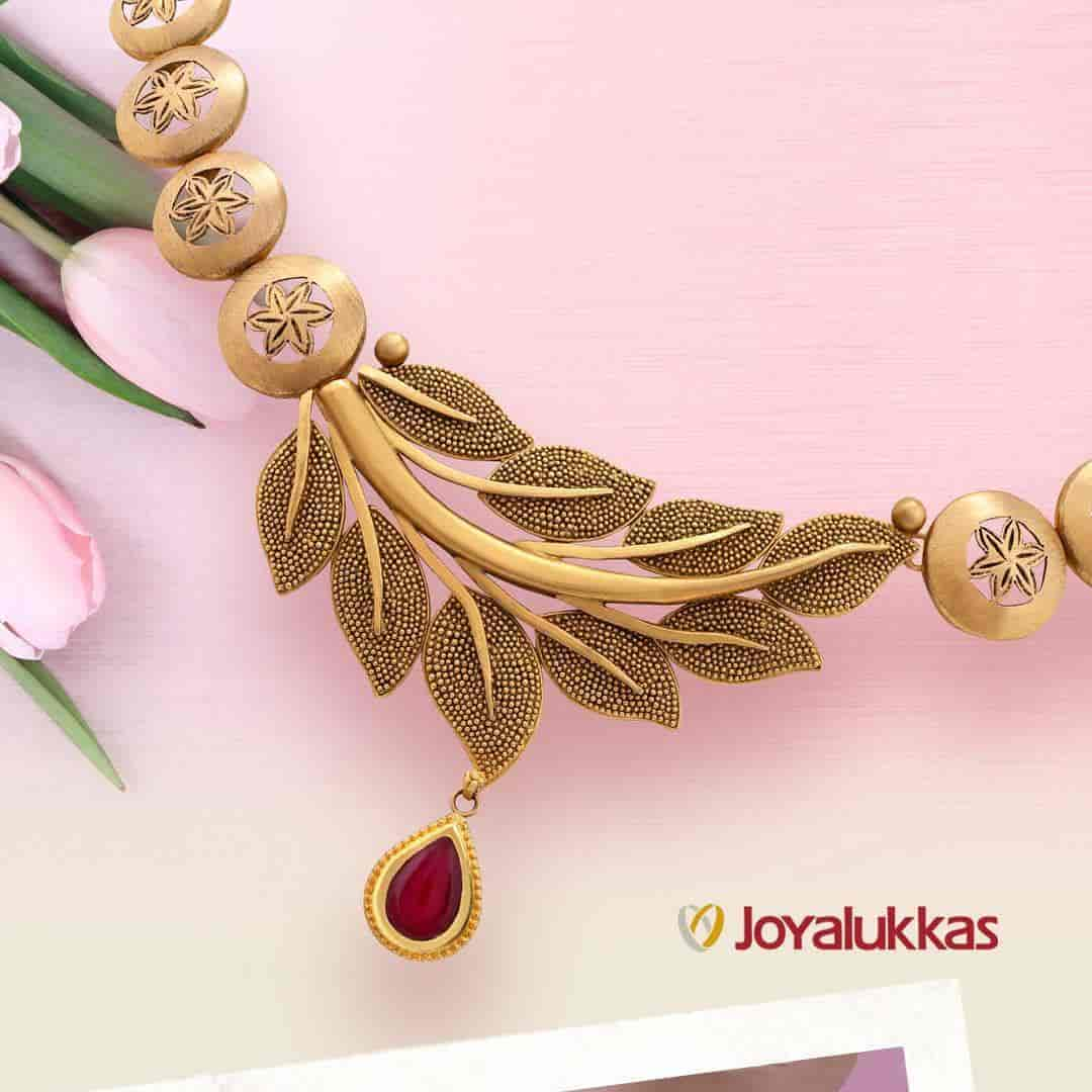 Latest gold necklace hot sale designs in joyalukkas