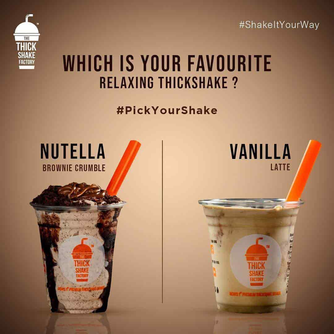 The Thick Shake Factory Indiranagar Bangalore Food Menu Card Justdial