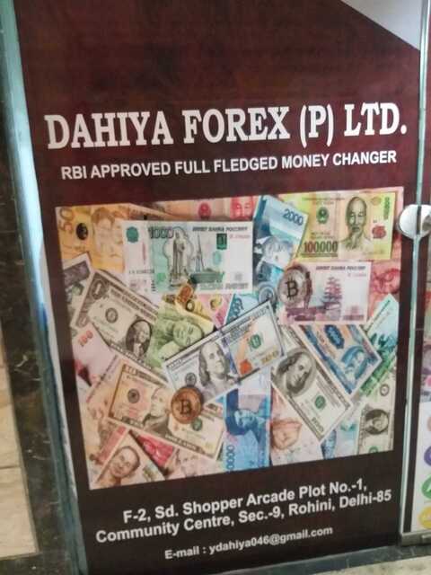 Dahiya Forex Pvt Ltd Rohini Sector 9 Foreign Exchange Agents In