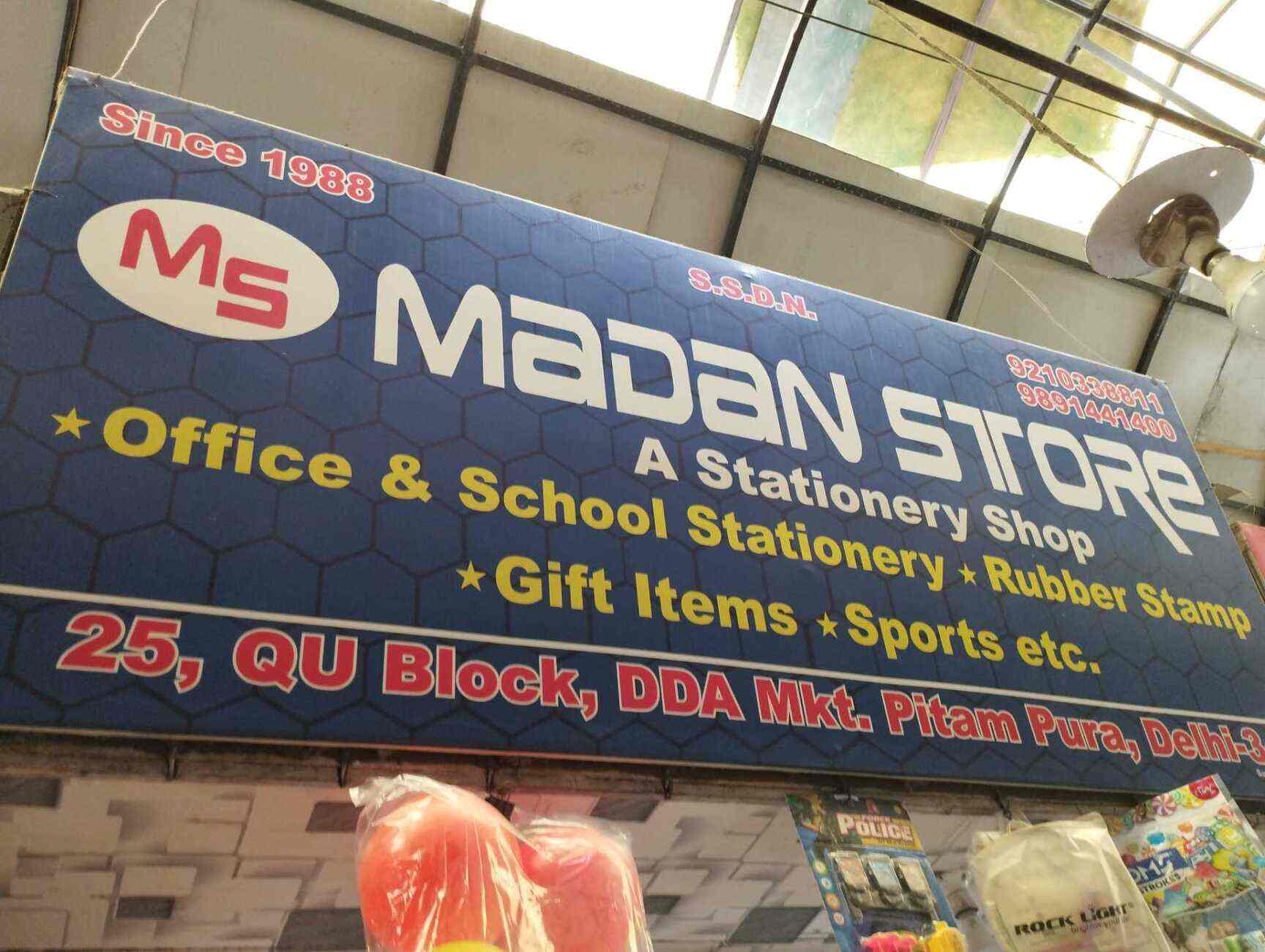Madan Stores, Pitampura - Stationery 