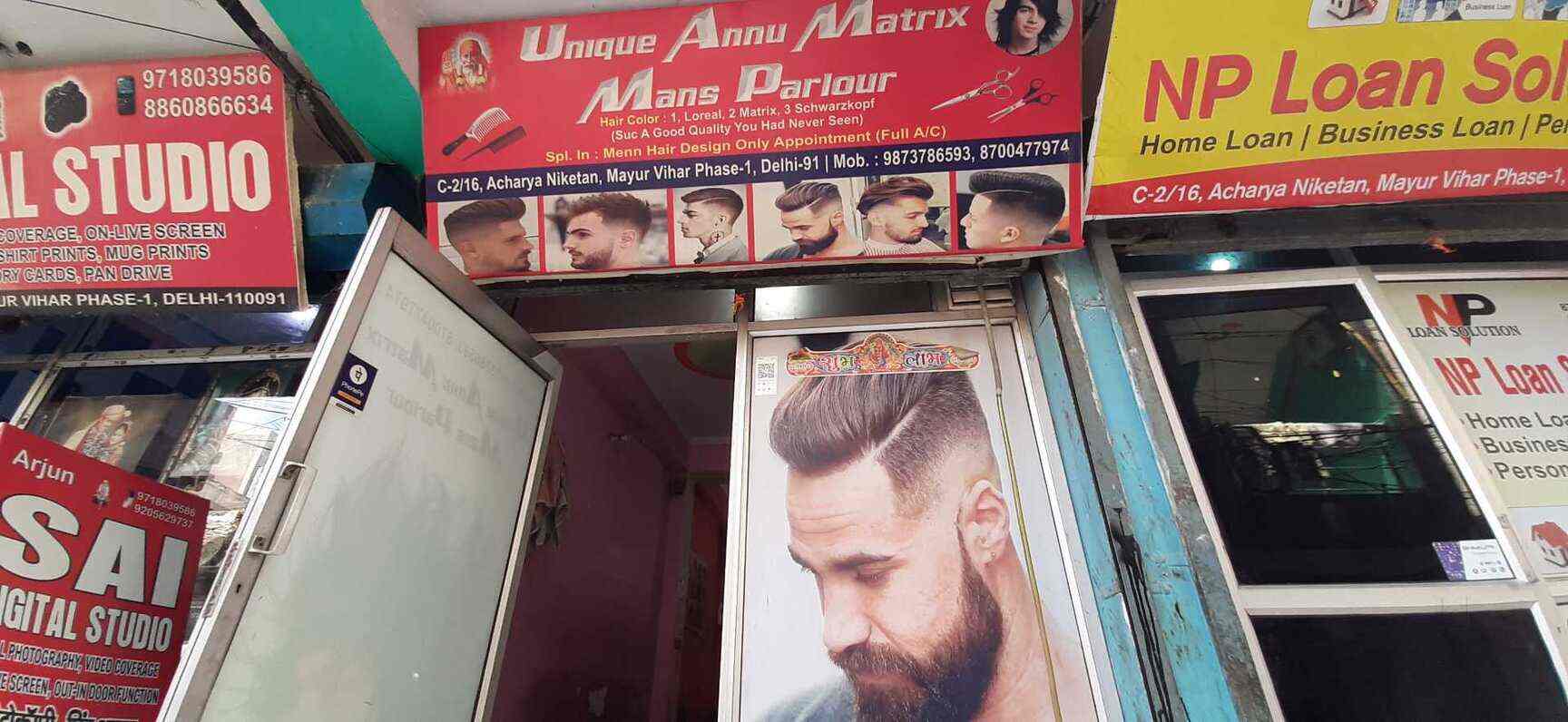 Unique Annu Matrix Men Parlour Mayur Vihar Phase 1 Salons In