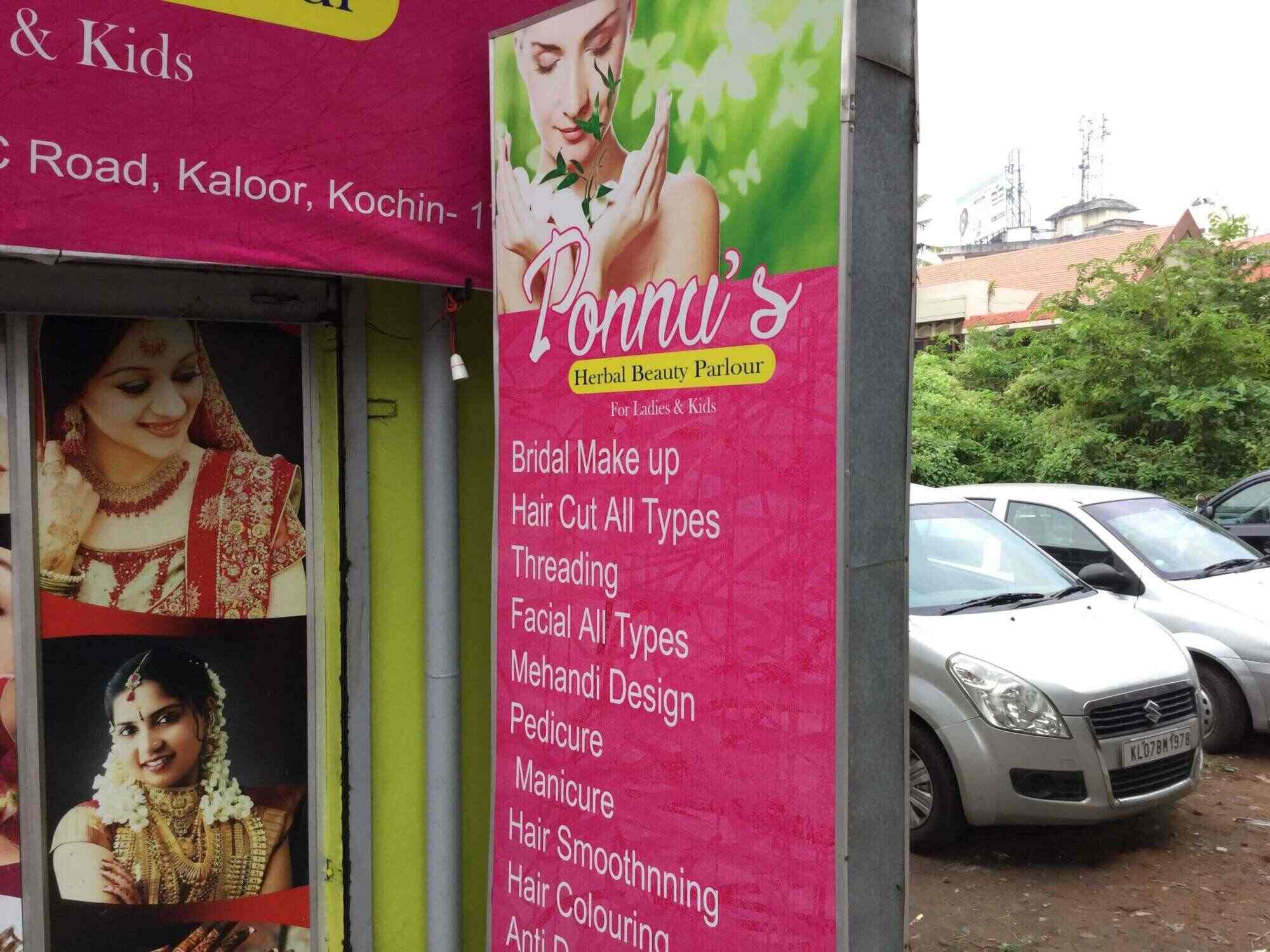 Ponnus Herbal Beauty Parlour Kaloor Beauty Parlours In