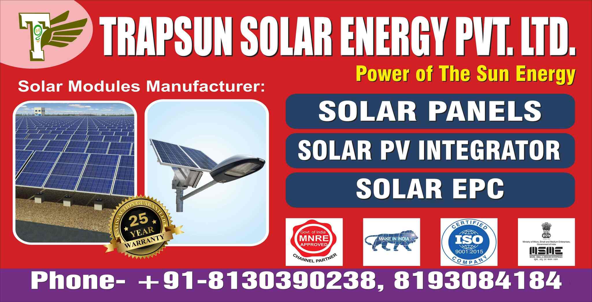 Trapsun Solar Energy Pvt Ltd Vasundhara Inverter Dealers