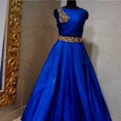 maggam work long frocks