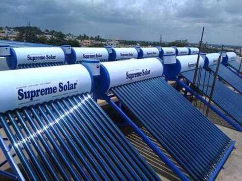 Raindrop Turbo Solar Water Heater | escapeauthority.com