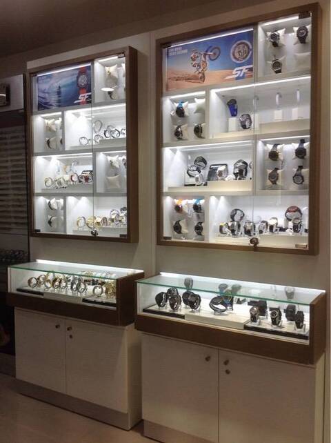 titan clock showroom