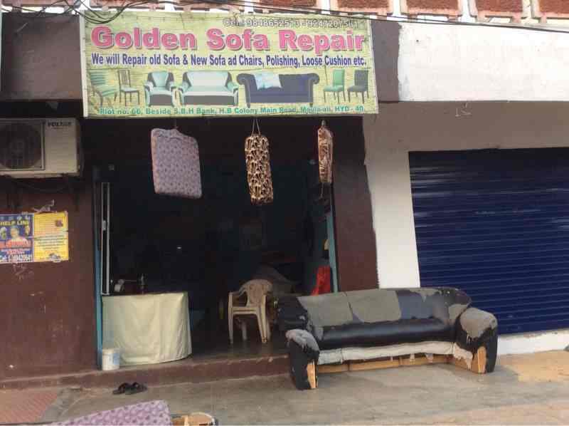 Golden Sofa Repairing Works And New S Photos Moula Ali Front View Of The Golden Sofa Repairing Works And New S Photos Moula