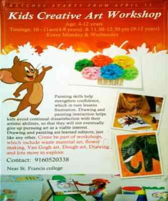 Kids Creative Art Workshop In Kundan Bagh Hyderabad Justdial