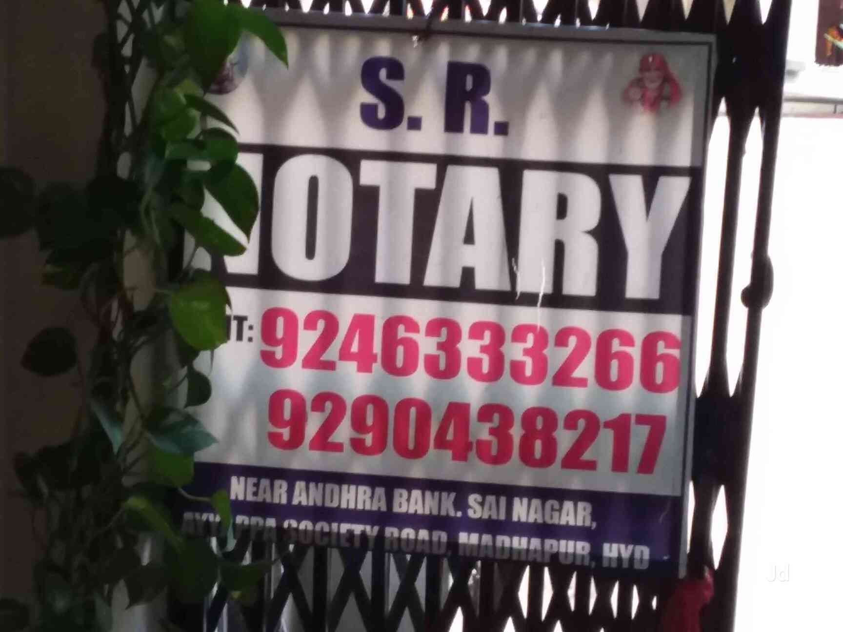 Sr Notary Service Madhapur Estate Agents In Hyderabad Justdial