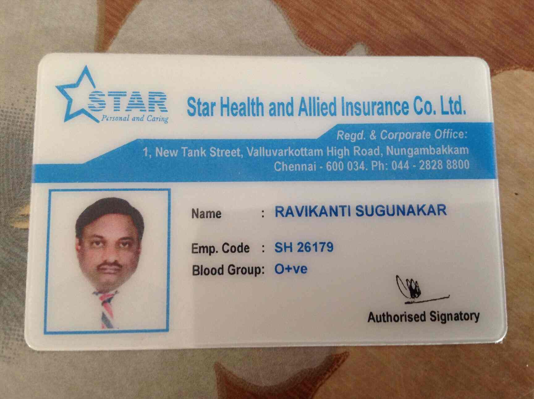 Ravikanti Sugunakar Star Health Sm Sainikpuri Insurance Agents In Hyderabad Justdial