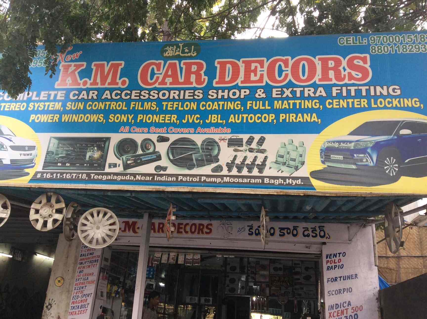 New K M Car Decors King Koti Car Repair Services In Hyderabad Justdial