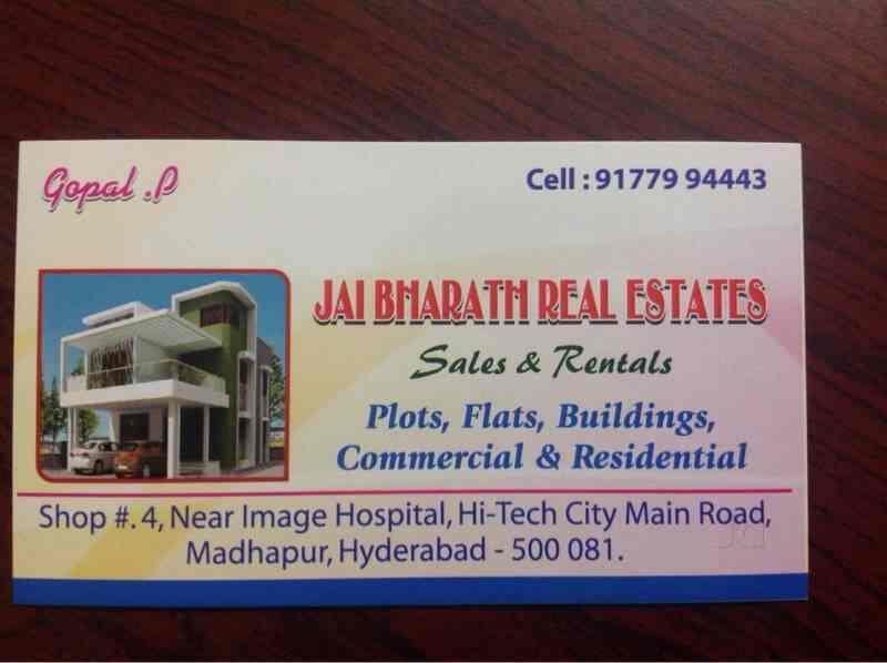 Jai Bharath Real Estate Madhapur Estate Agents For Residential Rental In Hyderabad Justdial