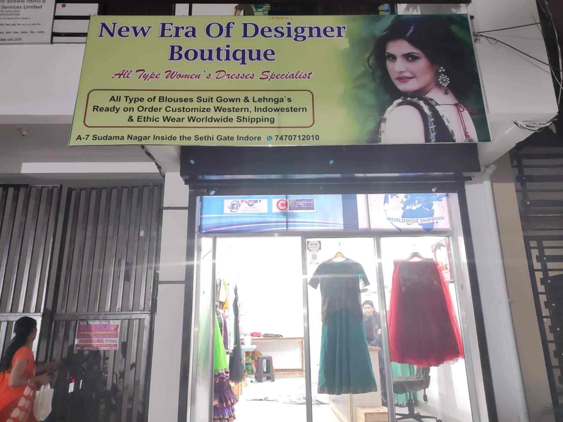 New Era Of Designer Boutique Sudama Nagar Boutiques In Indore Justdial Golden threads is one of the top designer boutiques in hyderabad, which is owned by kavitha gutta. new era of designer boutique sudama