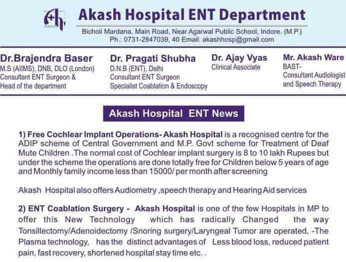 Indore School List With Email Address