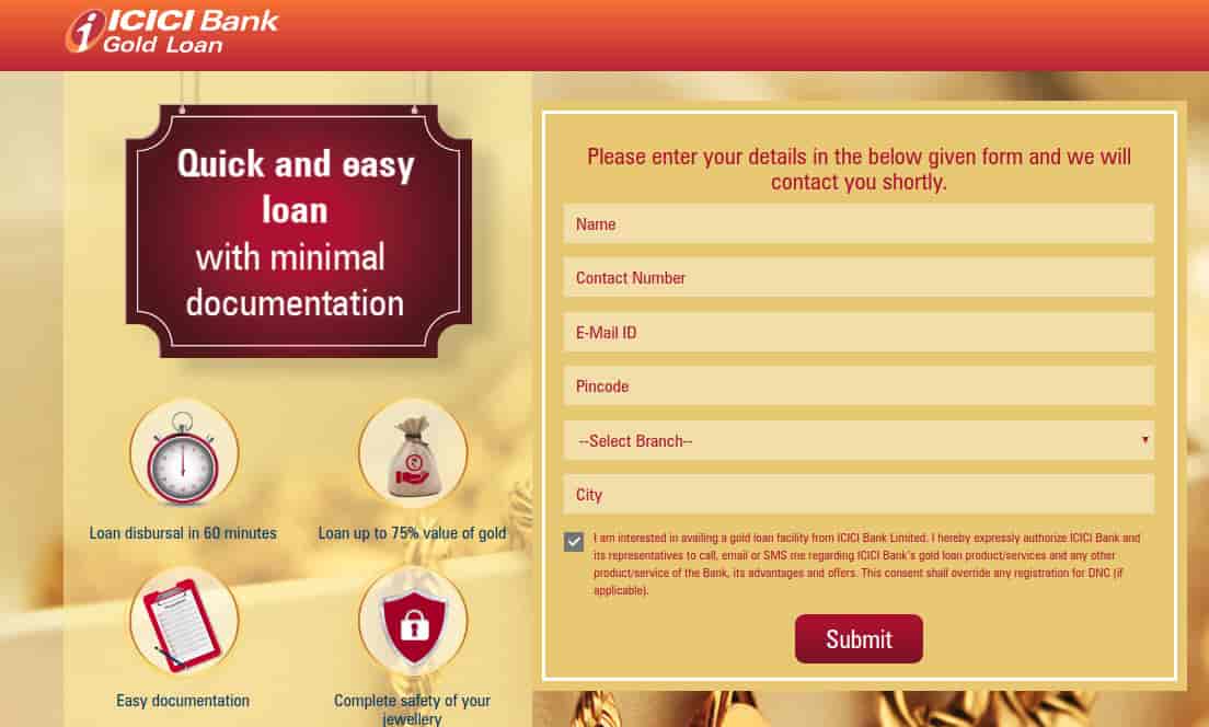 Icici Bank Gold Loan Sodala Personal Loans In Jaipur Justdial